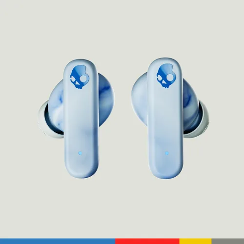 Miniatura 2 de Skullcandy EcoBuds - Auriculares inalámbricos sostenibles, auriculares Bluetooth, hasta 8 horas de batería, ajuste de aislamiento de ruido, funda