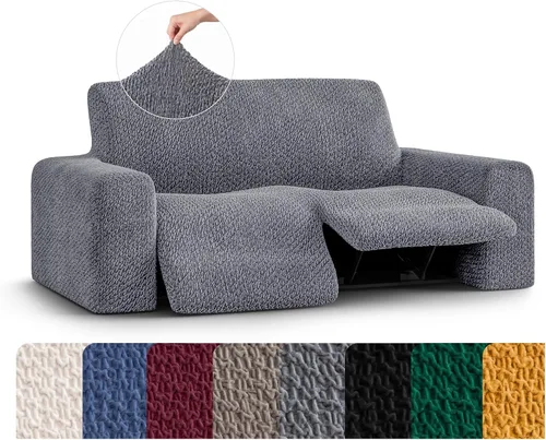 Miniatura 16 de PAULATO BY GA.I.CO. Funda reclinable – Funda de ajuste suave – Protector elástico de muebles reclinables de 1 pieza – Tela de terciopelo lavable a