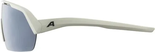 Miniatura 3 de ALPINA Gafas de ciclismo espejadas, hidrofóbicas y antivaho para hombres y mujeres, 100% protección UV, TURBO HR Gris frío mate