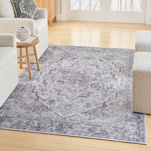 Miniatura 39 de Nourison Home New Concept - Alfombra lavable de 2 pies 2 pulgadas x 8 pies, fácil de limpiar, no se desprende, para dormitorio, sala de estar