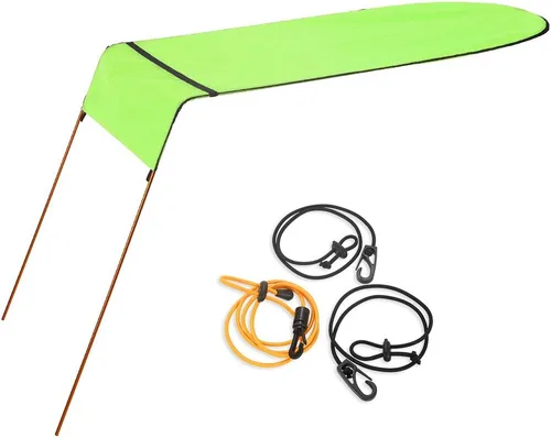 Miniatura 19 de LIXADA Toldo para kayak y canoa para una sola persona Azul/claro