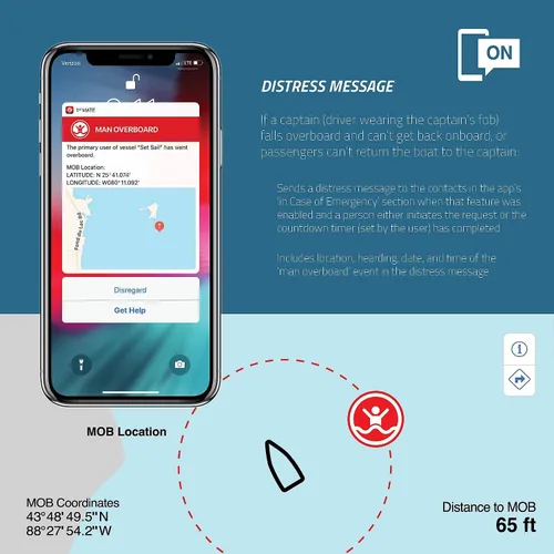 Miniatura 2 de 1st Mate Man Overboard Marine Monitoring Product