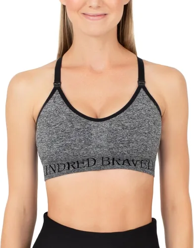 Kindred Bravely Sublime Busty - Brasier deportivo de lactancia y maternidad de bajo impacto para F, G, H, I Cup (terracota ombrado)