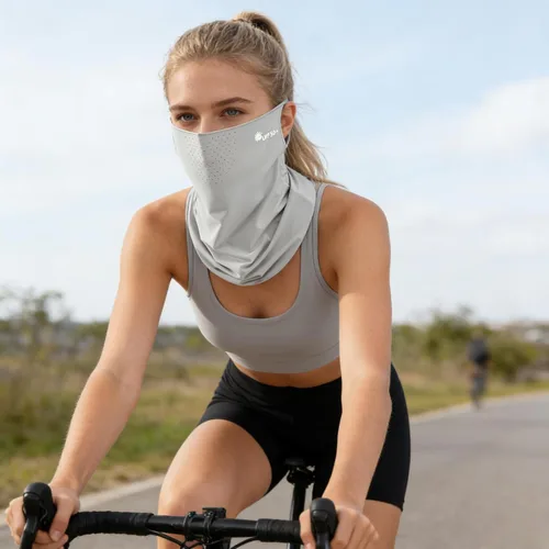 Miniatura 4 de Protección solar UV de verano para mujeres y hombres, transpirable, máscara de seda para deportes al aire libre
