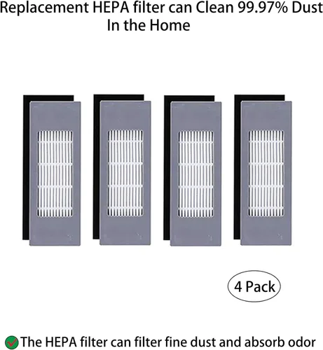 Miniatura 5 de Piezas de repuesto para Ecovacs DEEBOT OZMO T8 AIVI/T8 MAX/T8 Series/N8 Pro/N8 Pro+ Robot Aspirador Lado Principal Cepillo Filtro Fregona Bolsa