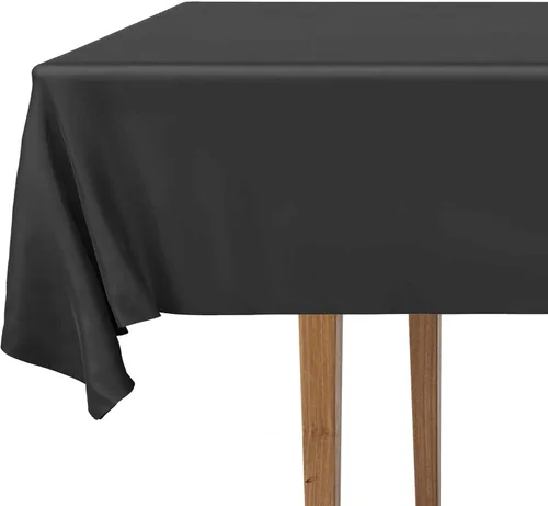 Miniatura 3 de DecorRack 2 Manteles rectangulares de plástico libres de BPA, 54 x 108 pulgadas, mantel de mesa para comedor, mantel rectangular para fiestas