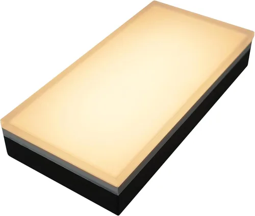 Miniatura 28 de LUMENGY Luz de pavimentadora de 4 x 8 pulgadas (3.93 x 7.87), 2700 K blanco cálido, iluminación de ladrillo sin reflejos para entradas, pasarelas