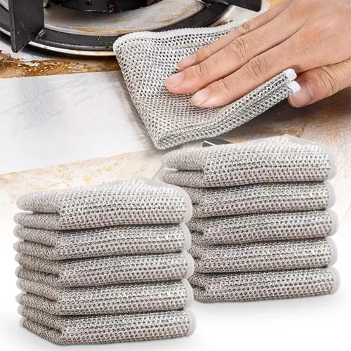 Miniatura 11 de Trapos de alambre multiusos para lavar platos, nuevos trapos de alambre para fregar platos 2024, trapos de alambre para lavar platos que no rayan, 5