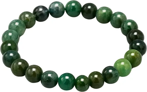 Miniatura 648 de Amazing Gemstone Pulsera de cristal para mujeres y hombres, pulsera de cristal curativo de protección, pulsera elástica con cuentas de piedras