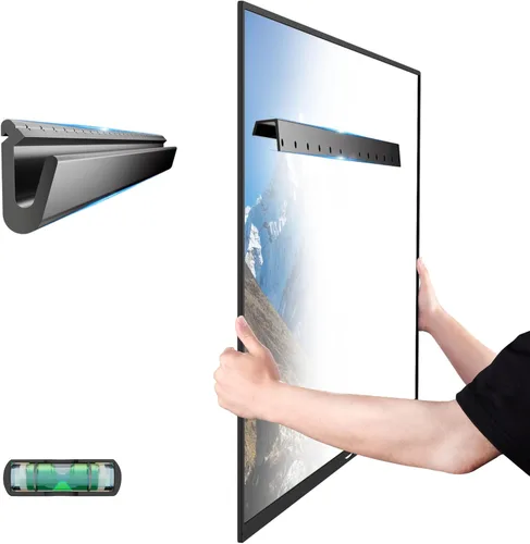 HYPIGO Soporte de TV sin clavos para pared de yeso, soporte de pared para TV sin pernos para la mayoría de televisores de 32–75 pulgadas, soporte