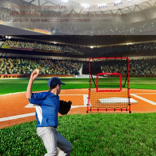 Miniatura 7 de Zonlolo Baseball Pitchback Net, Rebounder Net, Pitching Return Trainer,Three Angles Without Adjusting, Perfect for Solo Playing Catch