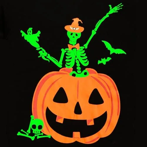 Miniatura 2 de Toddler Boys Skeleton Pajamas Sets Kids Pumpkin Sleepwear Boys Halloween 2 Pcs PJS