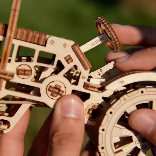 Miniatura 2 de WOODEN.CITY Rompecabezas 3D de tractor para adultos, modelo mecánico de tractor agrícola para adultos y adolescentes, kit de bricolaje de 148 piezas