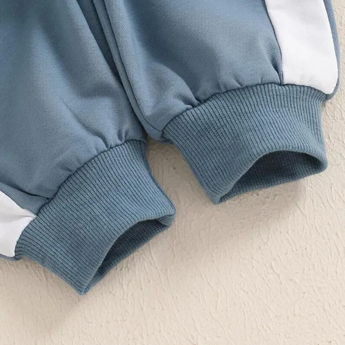 Miniatura 49 de Conjunto de ropa de otoño e invierno para bebé y niño, sudadera larga con capucha y pantalones para niños pequeños, 6, 12, 18, 24 meses, 2T