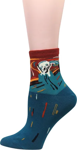 Miniatura 6 de Wish Island Calcetines novedosos de algodón para mujer, paquete de 45