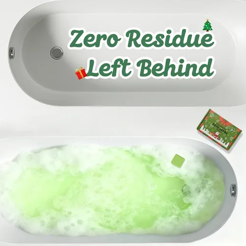 Miniatura 7 de Bombas de baño de Navidad con juguetes sorpresa en el interior: juego de 6 regalos hechos a mano, bombas de baño para mujeres, bombas de baño