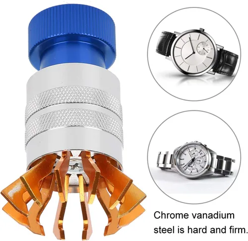 Miniatura 2 de Removedor de cristales de reloj, herramienta de reparación de relojes, herramienta de reparación de inserción de lentes de reloj con base