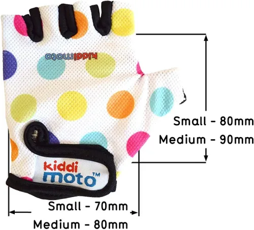 Miniatura 2 de Kiddimoto Guantes de bicicleta antideslizantes para niños y niñas, guantes de ciclismo sin dedos para niños de 2 a 8 años, guantes de ciclismo sin