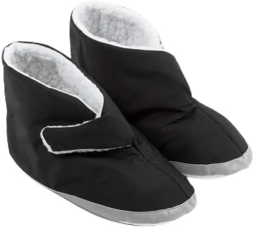 Miniatura 6 de Comfort Finds Botas de edema para hombre, extra anchas y espaciosas, para pies hinchados, suaves y ajustables para piel sensible y alivio de pies