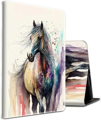Miniatura 76 de Funda para tablet Fire 7 (12ª generación, versión 2022), delgada, a prueba de golpes, delgada, de piel sintética, con función de apagado/encendido