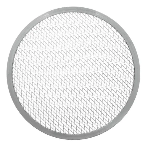 Miniatura 8 de American Metalcraft 18731 Pantalla rectangular de aluminio para hornear pizza, 11" L x 16" W