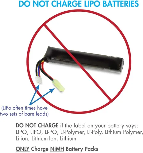 Miniatura 4 de Tenergy Cargador inteligente para paquetes de batería de 8.4 V - 9.6 V NiMH con mini conector Tamiya + adaptador estándar Tamiya