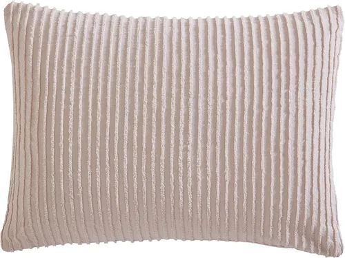 Miniatura 20 de Beatrice Home Fashions Colcha de chenilla de canal, matrimonial, color azul