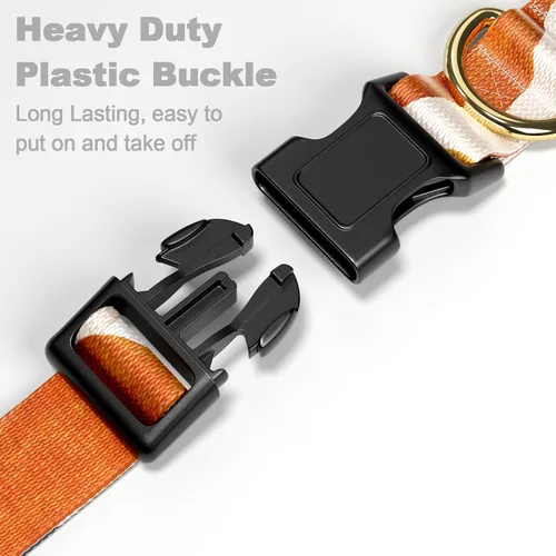 Miniatura 4 de Rnivvi Collar para perros pequeños, bonito collar resistente y ajustable para cachorros con hebilla de liberación rápida para machos, hembras