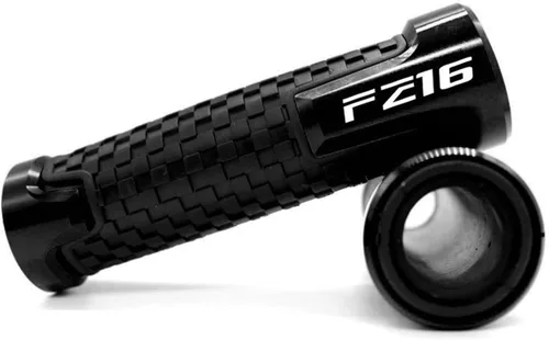 Manillar de motocicleta para Yamaha FZ16 FZ 16 FZ-16 7/8 pulgadas, 0.866 in, mango antideslizante, empuñaduras para manillar de mano (color negro)