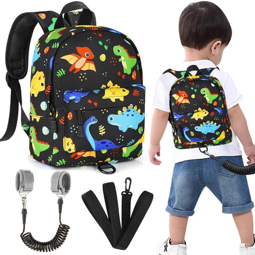 Miniatura 15 de Accmor - Mochila para niños pequeños con correa de muñeca anti-pérdida, lindo arnés para caminar para niños pequeños, mantiene a los niños cerca