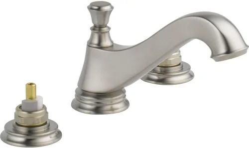DELTA FAUCET 3595LF-SSMPU-LHP - Grifo de baño, 17.25 x 3.30 x 11.63 pulgadas, acero inoxidable