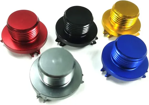 Miniatura 4 de Tornillo de tapón de llenado de aceite de motor CNC de aluminio para motocicleta compatible con Suzuki Gixxer GSXR600 GSXR750 GSXR1000 Hayabusa Gris
