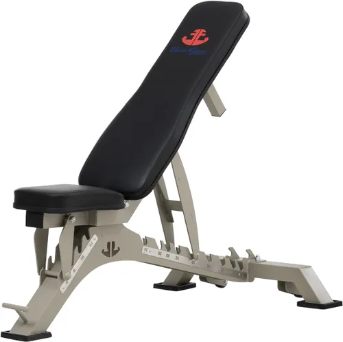 Banco de peso ajustable de 1300 libras de capacidad, banco de entrenamiento plegable con 10 respaldos y 3 posiciones de asiento, banco de gimnasio