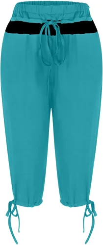 Miniatura 26 de Pantalones capri para mujer, estilo casual, de verano, elásticos, de cintura alta, pantalones de yoga, ajuste atlético, pantalones deportivos