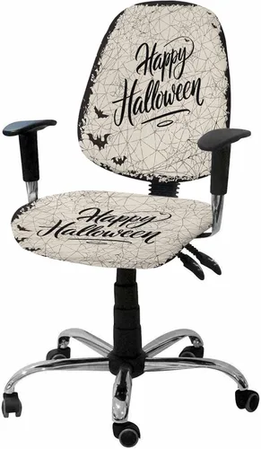 Miniatura 8 de Fundas elásticas para silla de oficina con árbol de otoño naranja, 2 piezas, suave y decorativo, protector para silla de escritorio de computadora