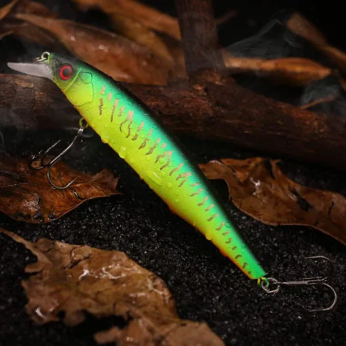 Miniatura 6 de Kit de Señuelo Jerkbait XFISHMAN - Señuelo de Peces Pequeños - Suspendido - Lubina, Lubina de Boca Pequeña, Lucioperca, Lubina de Boca Grande - 1