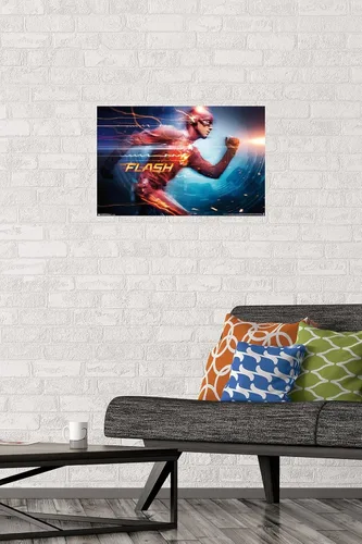 Miniatura 2 de DC Comics Arrowverse The Flash - Póster de pared Speed Force, 22.4 pulgadas de largo x 14.7 W, versión premium sin marco