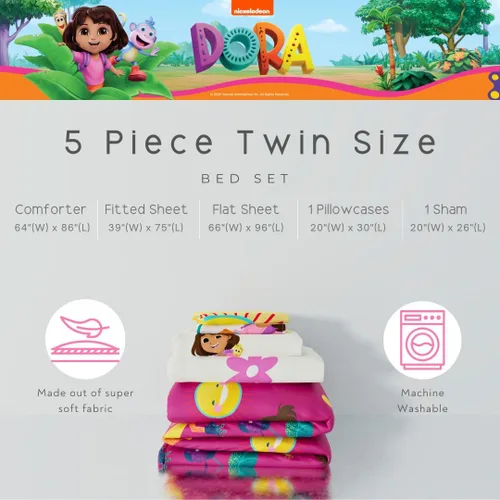 Miniatura 21 de Franco - Juego de edredón y sábanas supersuaves con funda, para niños, 7 piezas, tamaño matrimonial, Five Nights At Freddy's Cinco noches en Freddy's