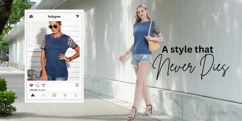 Miniatura 4 de Decual Camisetas de algodón con estampado de leopardo para mujer, camisetas básicas casuales