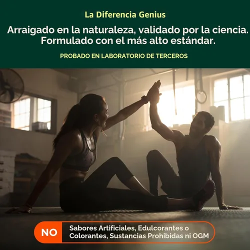 Miniatura 8 de The Genius Brand Genius Mushrooms - Suplemento a base de plantas para el sistema inmunitario, concentración y energía - Mane de León, Cordyceps