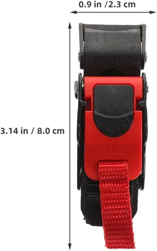 Miniatura 2 de 4pcs Motorcycle Helmet Chin Strap Buckle Replacement Kit with Metal Lock Buckles, Easy-pull Quick Release Clips for Universal Electric Motorcycle
