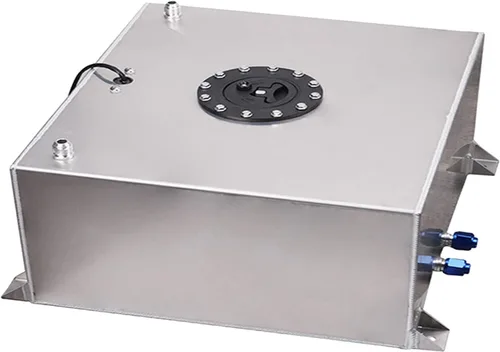 Miniatura 8 de Tanque de gas para celdas de combustible de 15 galones, de aluminio pulido con tapa y nivelador, 60L, color negro