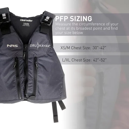 Miniatura 6 de Oru Kayak Chaleco salvavidas PFD Chaleco de seguridad para el agua, aprobado por la Guardia Costera, NRS US Coast Guard Tipo: III, Ajustable