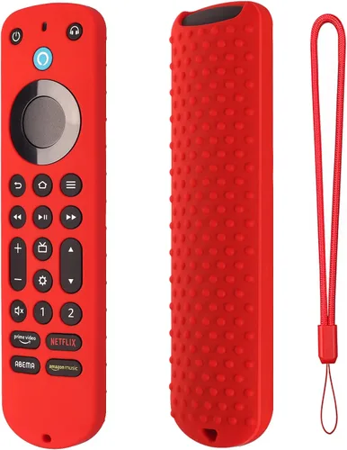 Miniatura 9 de Funda de silicona para Voice Remote Pro 2022, funda de silicona para control remoto por voz Pro 2022 con cordón (negro)