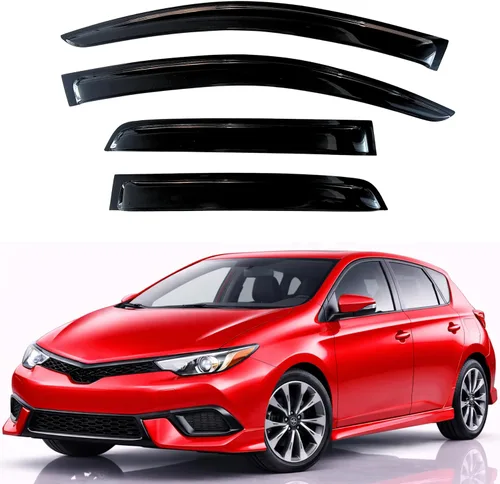 Miniatura 257 de KPY Visor de ventana compatible con Hyundai Tucson 2021-2025, 4 piezas de deflector de ventilación para ventana lateral, estilo Mugen, protector