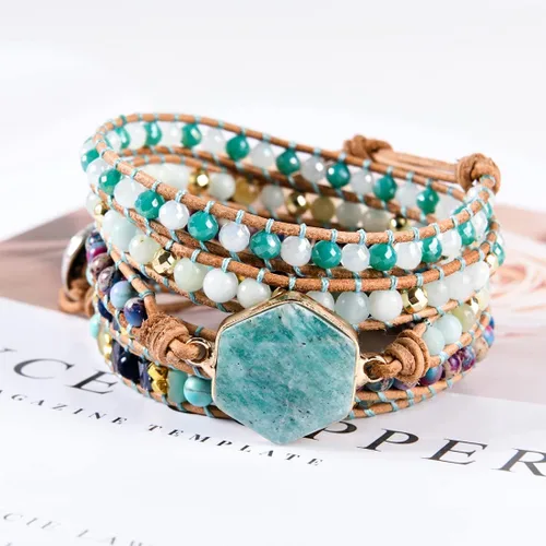 Miniatura 2 de YGLINE - Impresionante colección de pulseras de cuero hechas a mano