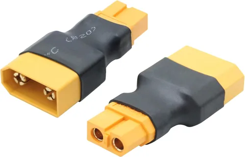 Miniatura 8 de Adaptador de conector XT60 hembra a hembra, conector XT60 sin adaptador de cable convertidor para RC Lipo Battery Drone Toy Car etc. (2 piezas)