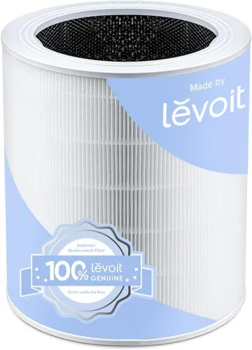 LEVOIT Core 600S-P Filtro de repuesto, Filtros genuinos Core 600S-RF para purificador de aire, soporta modo de sueño HEPA, carbón activado de alta