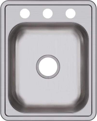 Miniatura 12 de Elkay D12522 Dayton Fregadero de Cocina de Acero Inoxidable de 25" de Empotrar de Una Sola Cubeta - 1 Orificio para Grifo