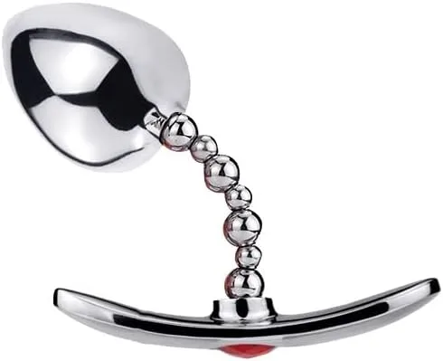 Miniatura 6 de Tapón anal Anal Metal Wearable Swing Anal Plug Anal Tapón de culo Juguete sexual Consolador de masaje de próstata (L)